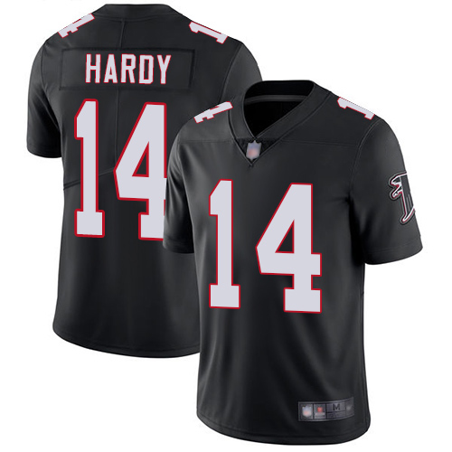 Atlanta Falcons Limited Black Men Justin Hardy Alternate Jersey NFL Football #14 Vapor Untouchable->women nfl jersey->Women Jersey